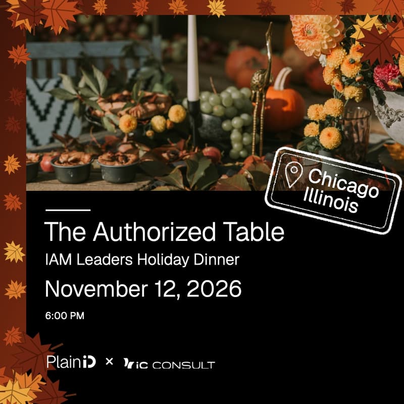 Cover Image for The Authorized Holiday Dinner | Chicago | iC Consult + PlainID