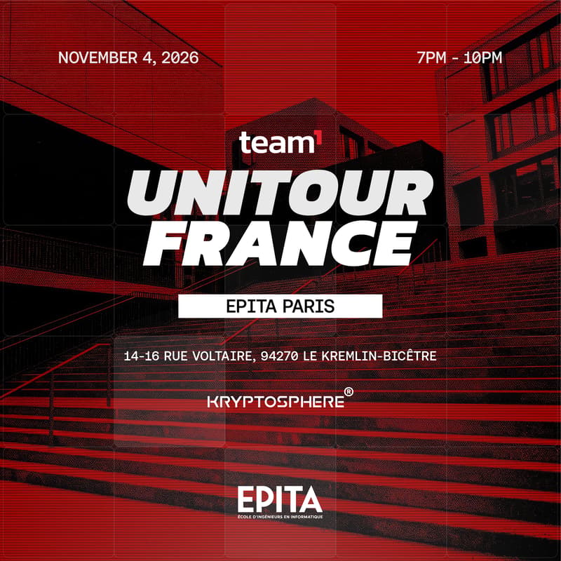 Cover Image for Team1 France Uni Tour - Epita Paris