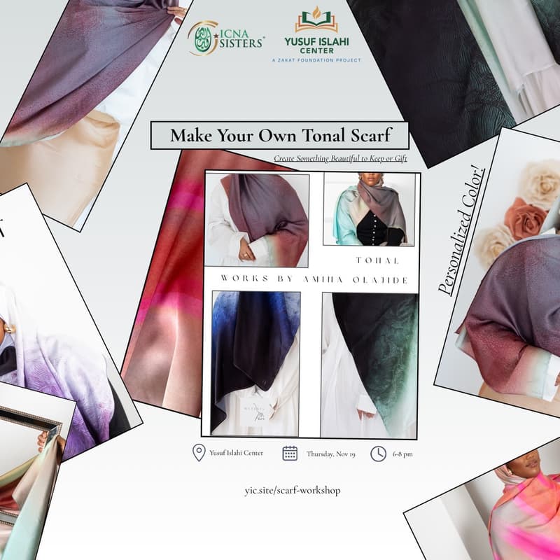 Cover Image for Make Your Own Tonal Scarf Workshop!
