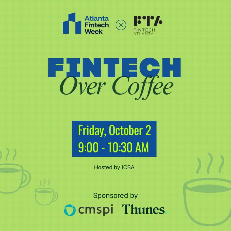 Cover Image for FinTech Over Coffee - Save the Date