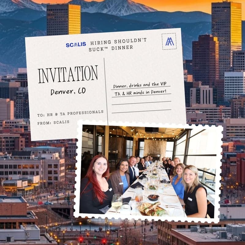Cover Image for Hiring Shouldn't Suck™ Dinner (Denver - 11/12/26)