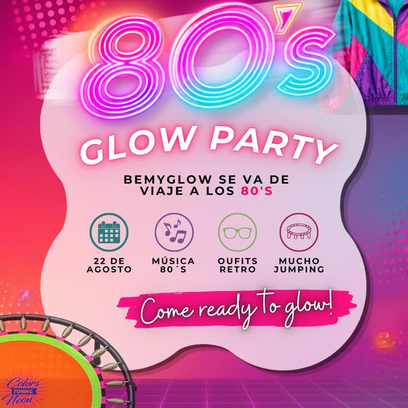 Cover Image for 💿 80’s GLOW PARTY ✨