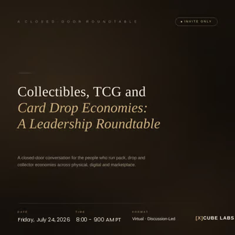 Cover Image for Collectibles, TCG and Card Drop Economies: A Leadership Roundtable