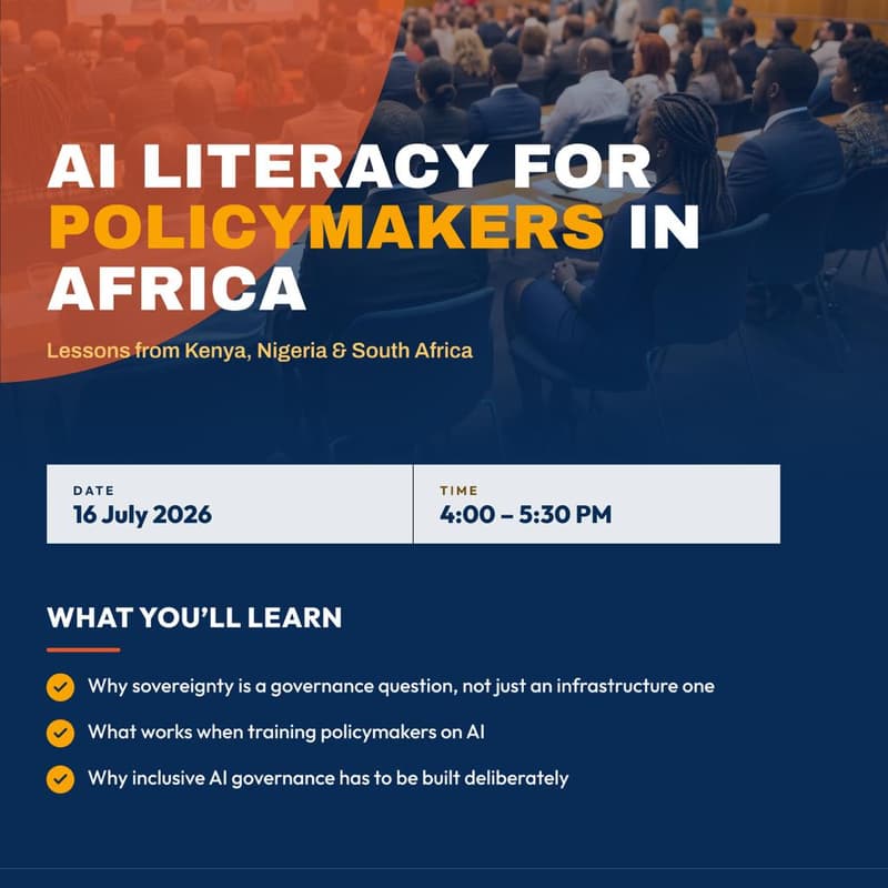 Cover Image for AI Literacy for Policymakers in Africa: Lessons from Kenya, Nigeria & South Africa