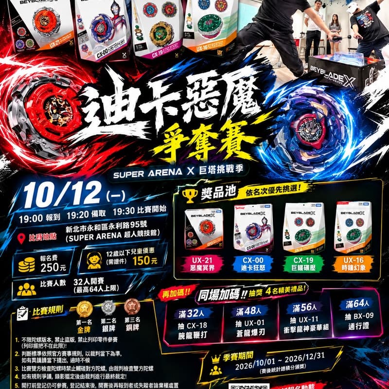 Cover Image for SUPER ARENA X巨塔挑戰季-迪卡惡魔爭奪賽