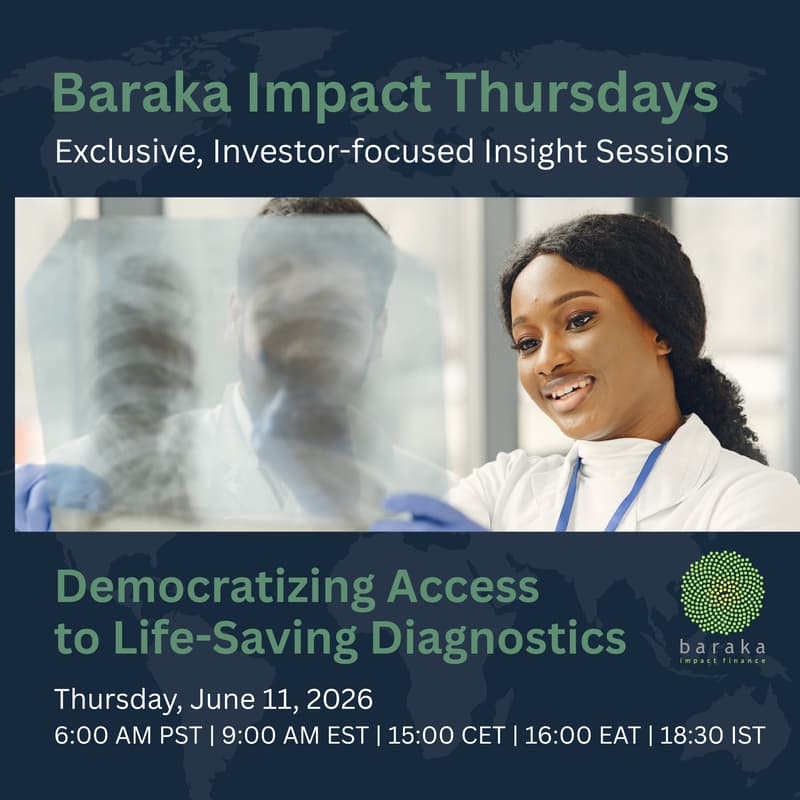 Cover Image for Baraka Impact Thursdays: Democratizing Access to Lifesaving Diagnostics