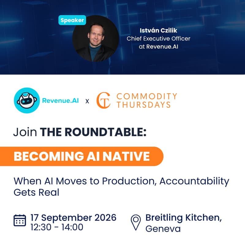 Cover Image for Lunch Roundtable: Becoming AI Native – When AI Moves to Production, Accountability Gets Real