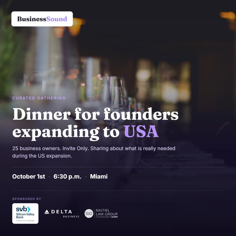 Cover Image for Intimate Dinner Miami for Founders