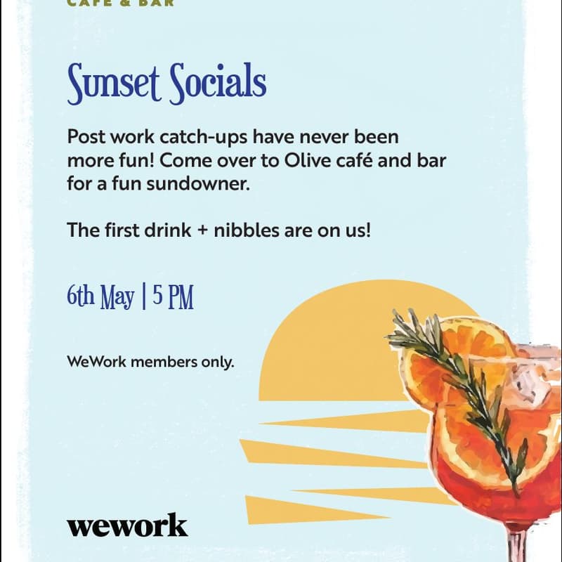 Cover Image for Sunset Socials @ Olive Cafe & Bar | BKC
