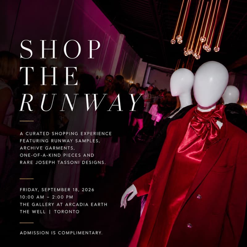 Cover Image for Shop the Runway by Joseph Tassoni on the Terrasse at Arcadia Earth