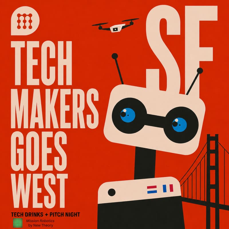 Cover Image for Tech Makers Goes West @Mission Robotics - Pitch Night and Drinks