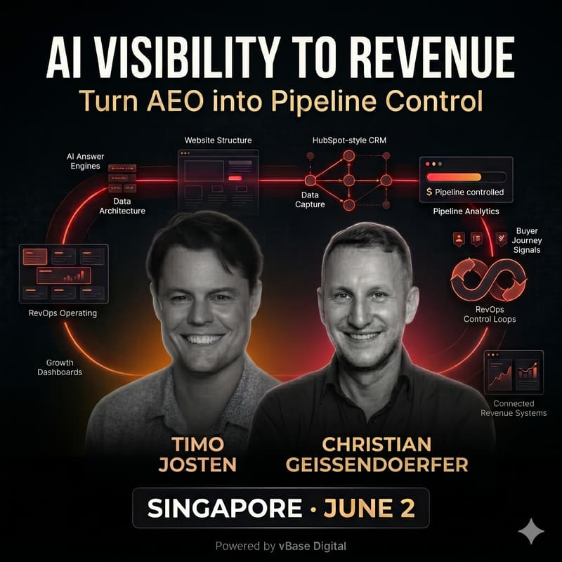 Cover Image for AI Visibility to Revenue: The AEO Workshop for HubSpot Teams, Singapore