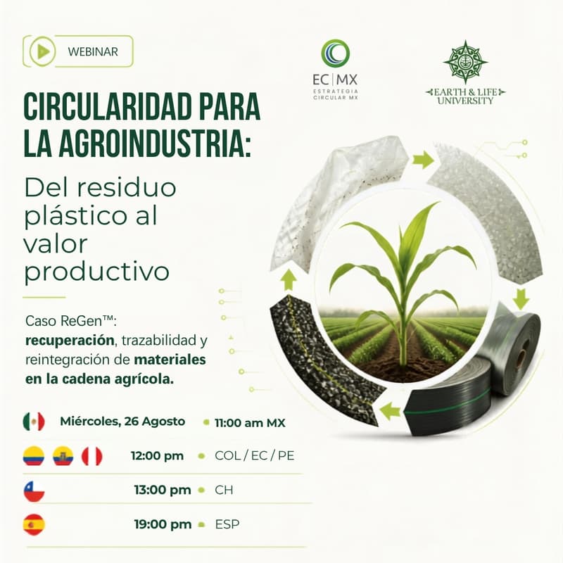 Cover Image for CIRCULARIDAD PARA LA AGROINDUSTRIA: Del residuo plástico al valor productivo