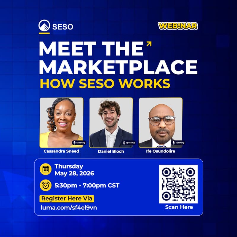Cover Image for Seso Webinar: Meet the Marketplace - How Seso Works