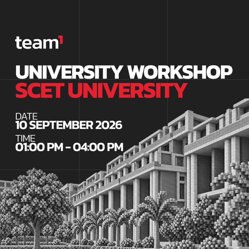 Cover Image for Team1 India University Workshop - SCET