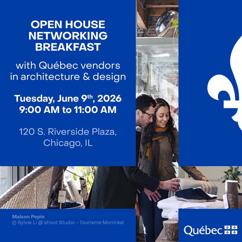 Cover Image for Open House Networking Tabletop - Québec at NeoCon