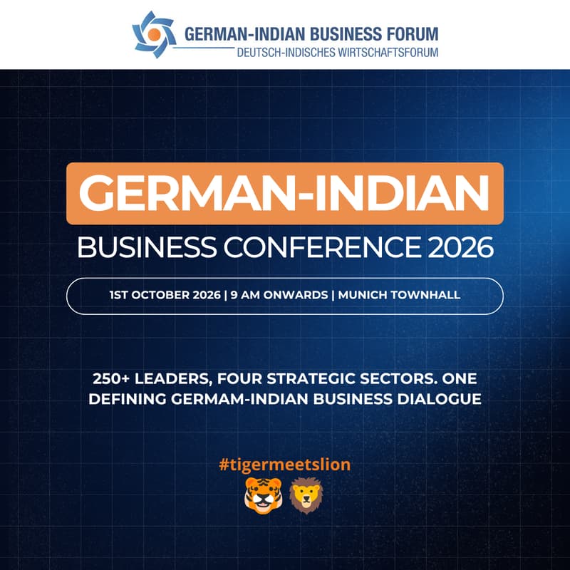 Cover Image for GERMAN-INDIAN BUSINESS CONFERENCE 2026