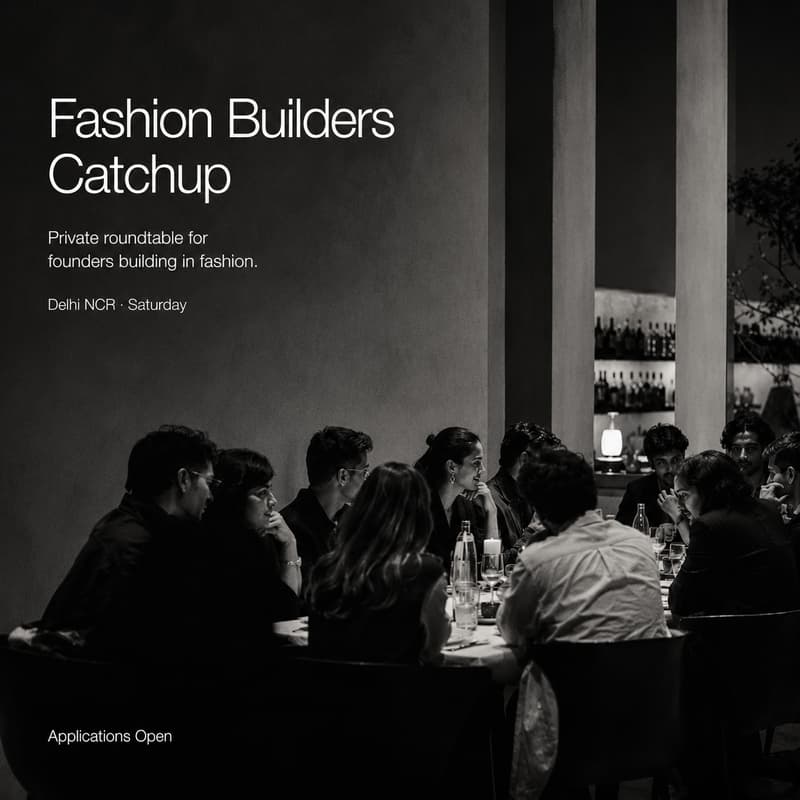 Cover Image for Fashion Builders Catchup - Delhi NCR