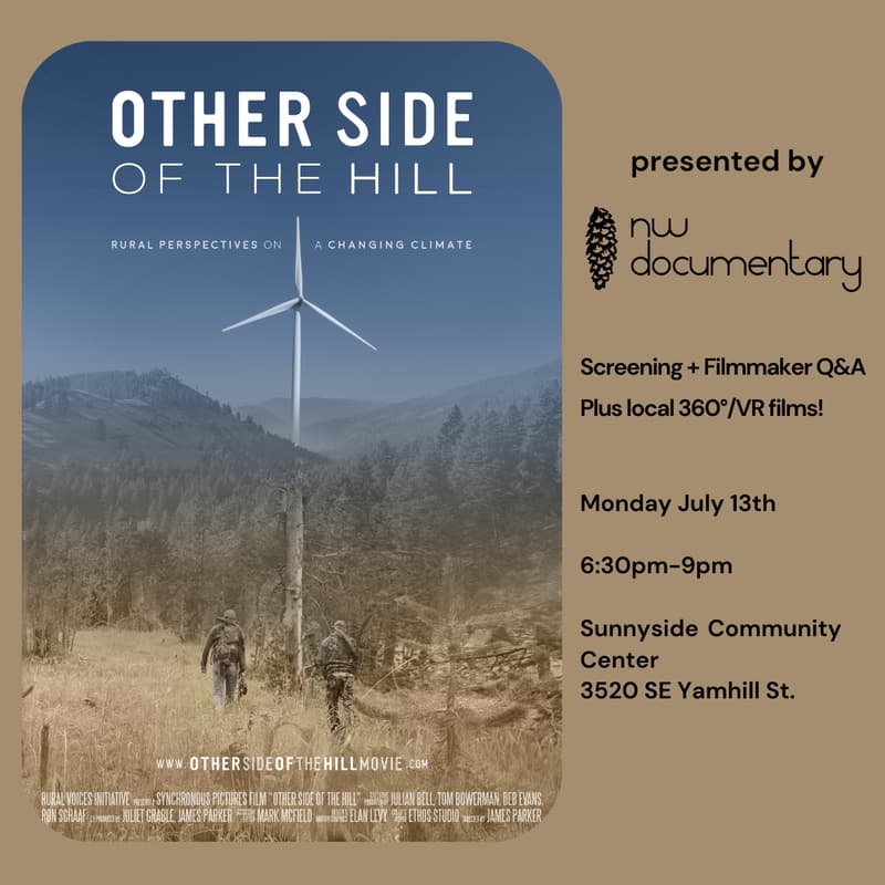 Cover Image for NW Documentary Presents: Other Side of the Hill + 360° Films