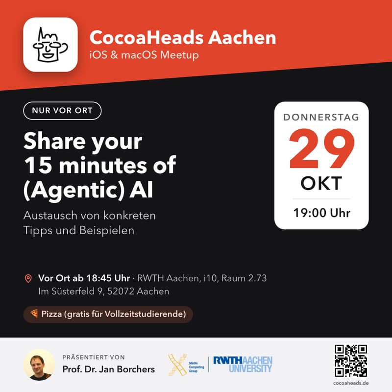 Cover Image for "Share your 15 minutes of (Agentic) AI"