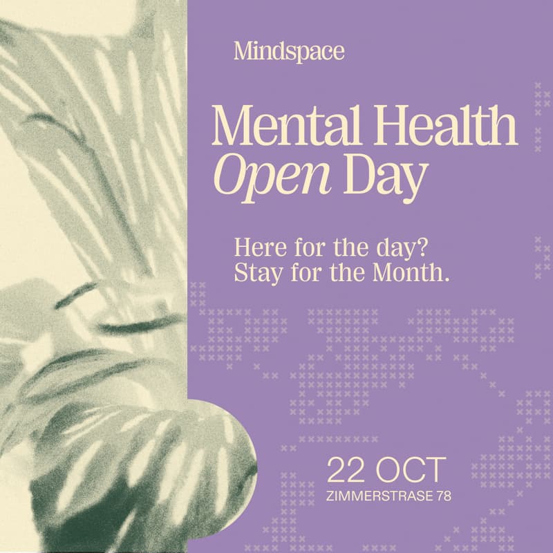 Cover Image for Open Day: Mental Health, Self-Care & Community