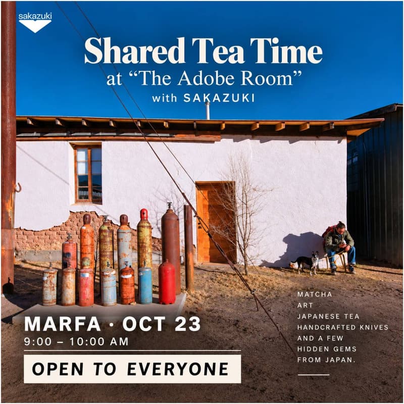 Cover Image for Shared Tea Time at The Adobe Room with SAKAZUKI presented by The Bearded Travelers