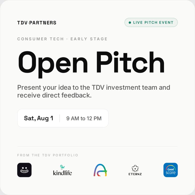 Cover Image for Open Pitch - TDV Partners