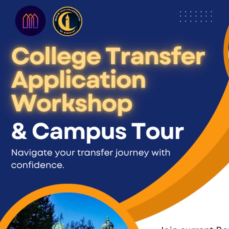 Cover Image for MTC x Manara West College Transfer Application Workshop & Campus Tour