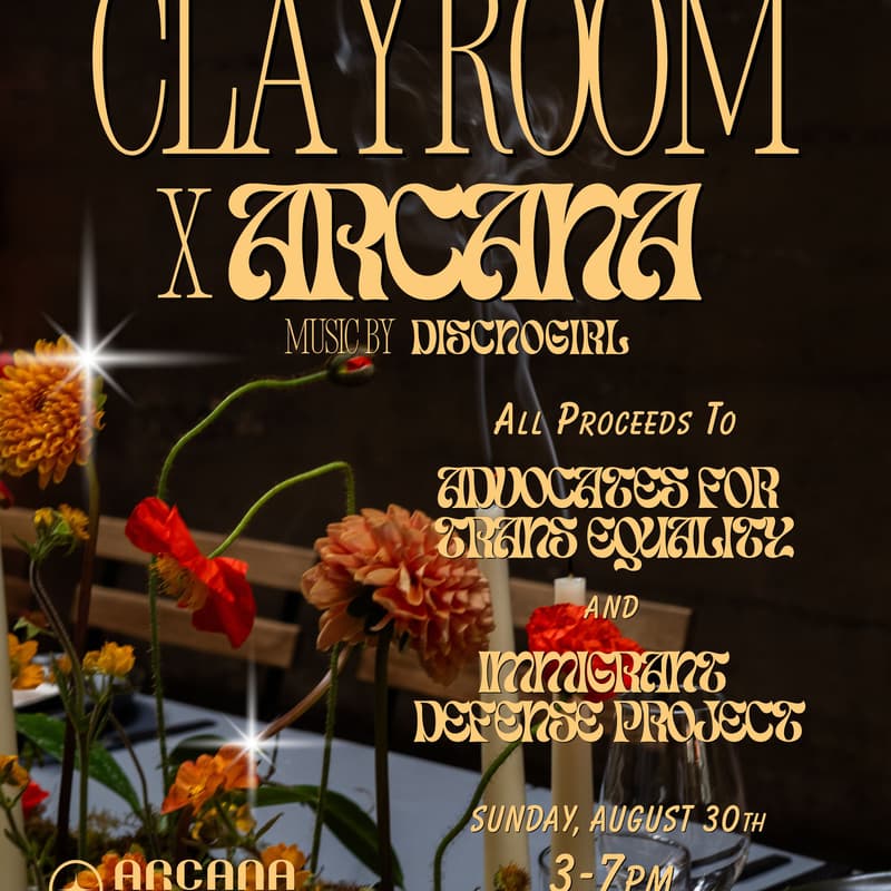 Cover Image for Clayroom x Arcana Fundraiser