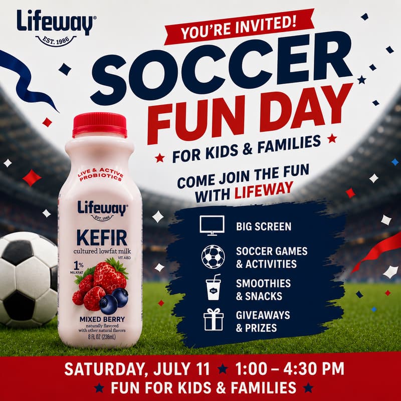 Cover Image for Lifeway kefir - Soccer Fun Day