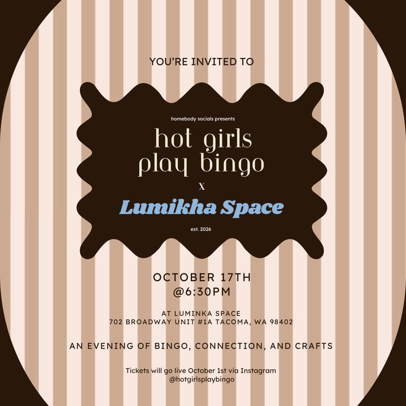 Cover Image for Hot Girls Play Bingo x Luminka Space (October 17th)