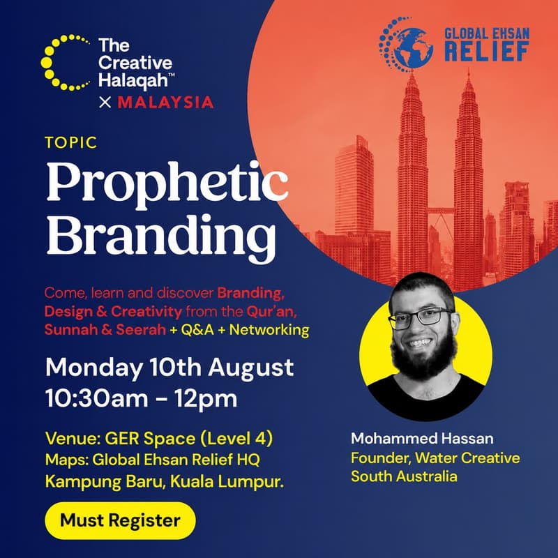 Cover Image for The Creative Halaqah x KL: Prophetic Branding & Design