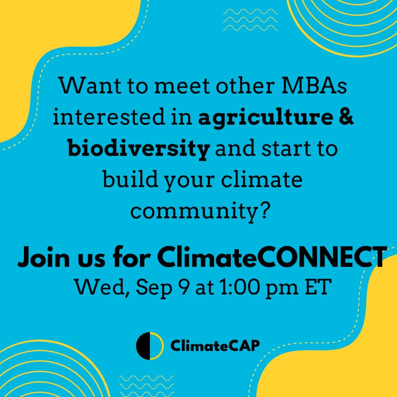 Cover Image for ClimateCONNECT: Agriculture & Biodiversity