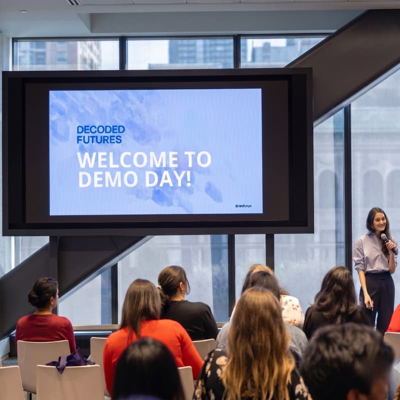 Cover Image for Tech:NYC's Decoded Futures Demo Day
