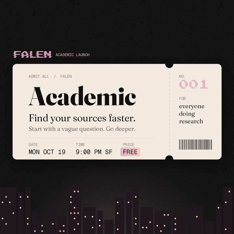 Cover Image for Falen Academic launch