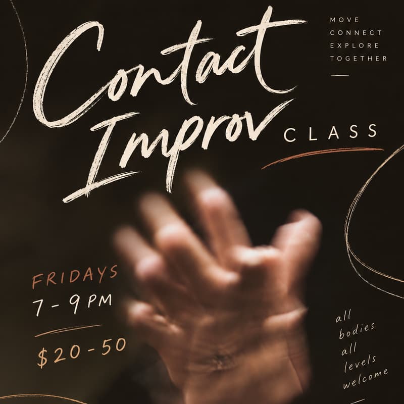 Cover Image for Contact Improvisation (CI) Class Miami