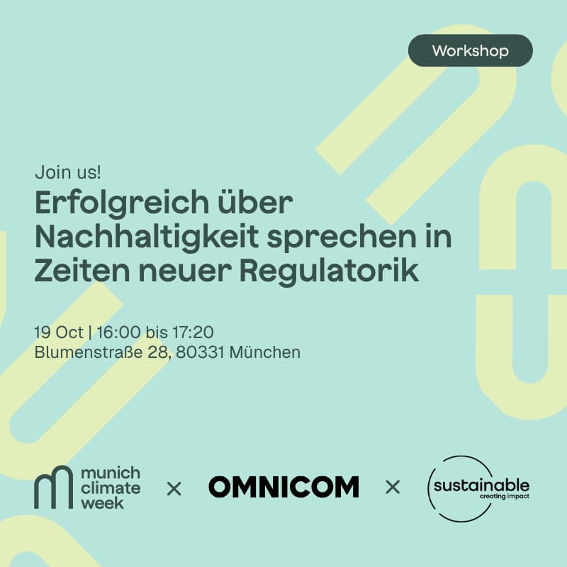 Cover Image for Erfolgreich über Nachhaltigkeit sprechen in Zeiten neuer Regulatorik