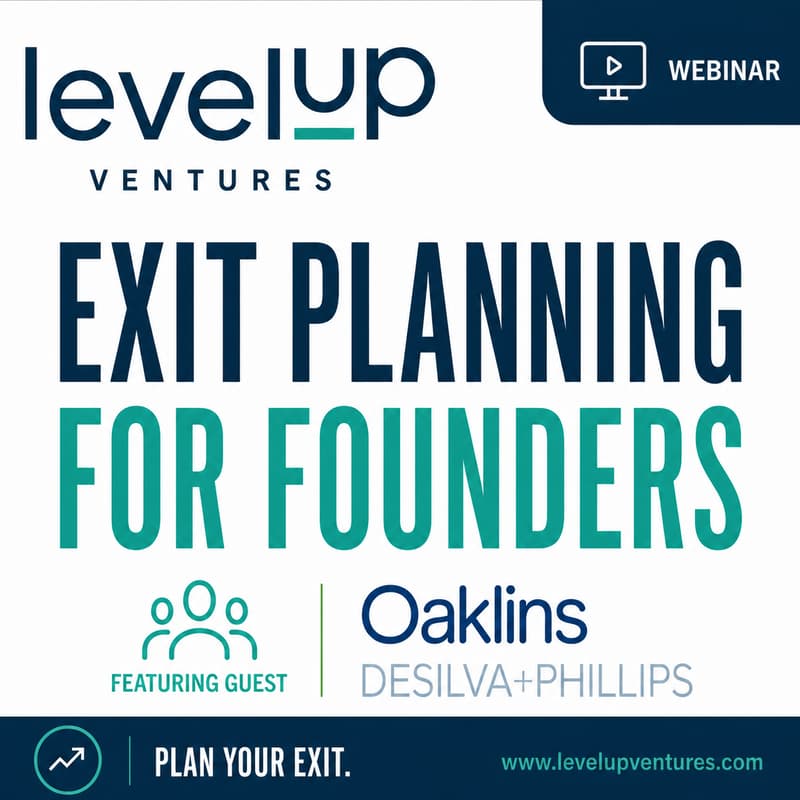 Cover Image for Webinar: Exit Planning for Founders