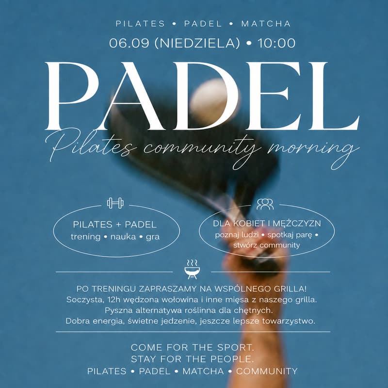 Cover Image for PADEL Pilates Community Morning