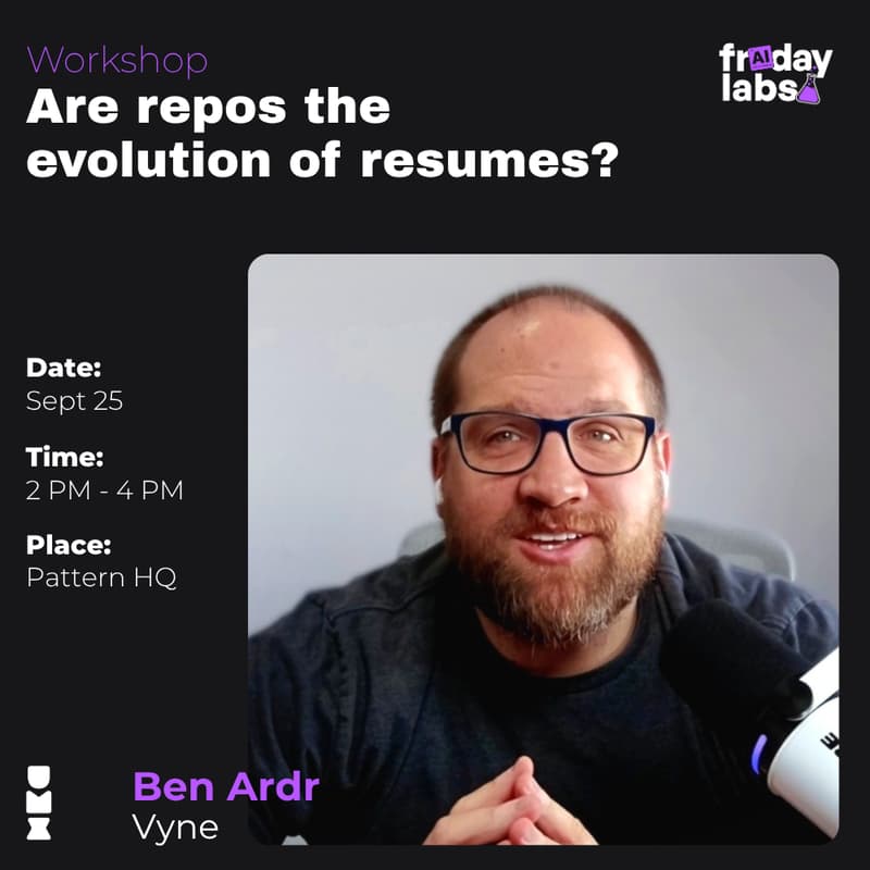 Cover Image for Workshop: Are repos the evolution of resumes?
