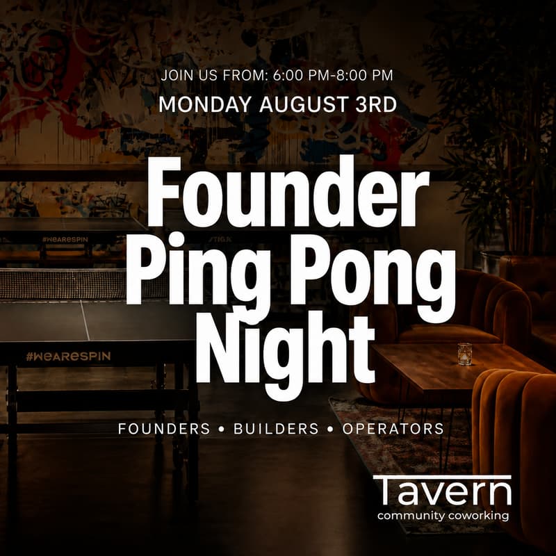 Cover Image for Founders & Friends: Ping Pong Night