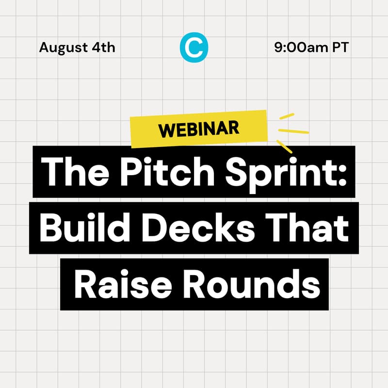 Cover Image for The Pitch Sprint: How to Build Decks That Raise Rounds