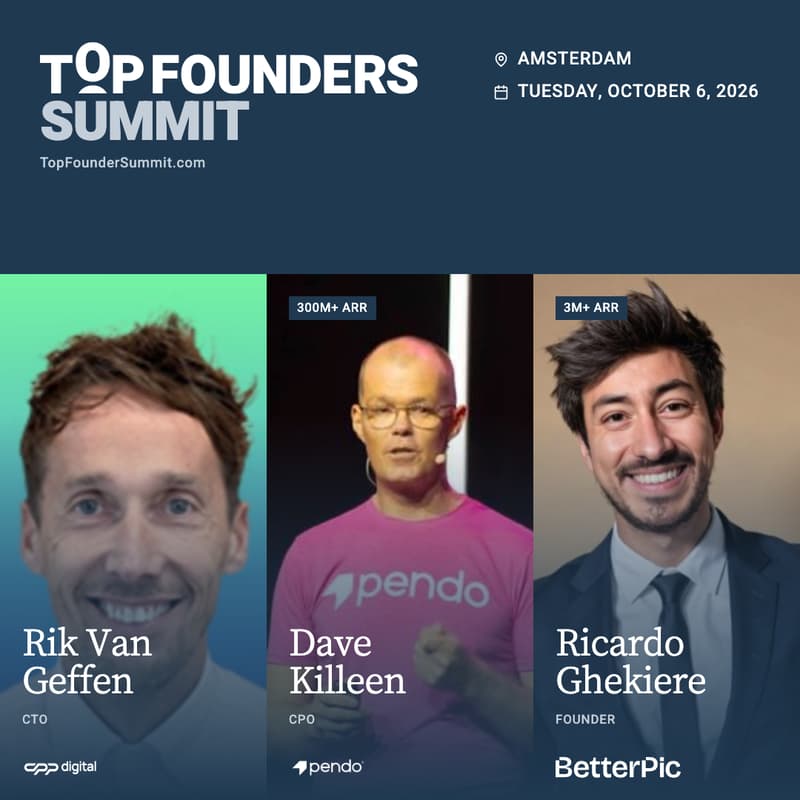 Cover Image for Top Founder Summit Amsterdam