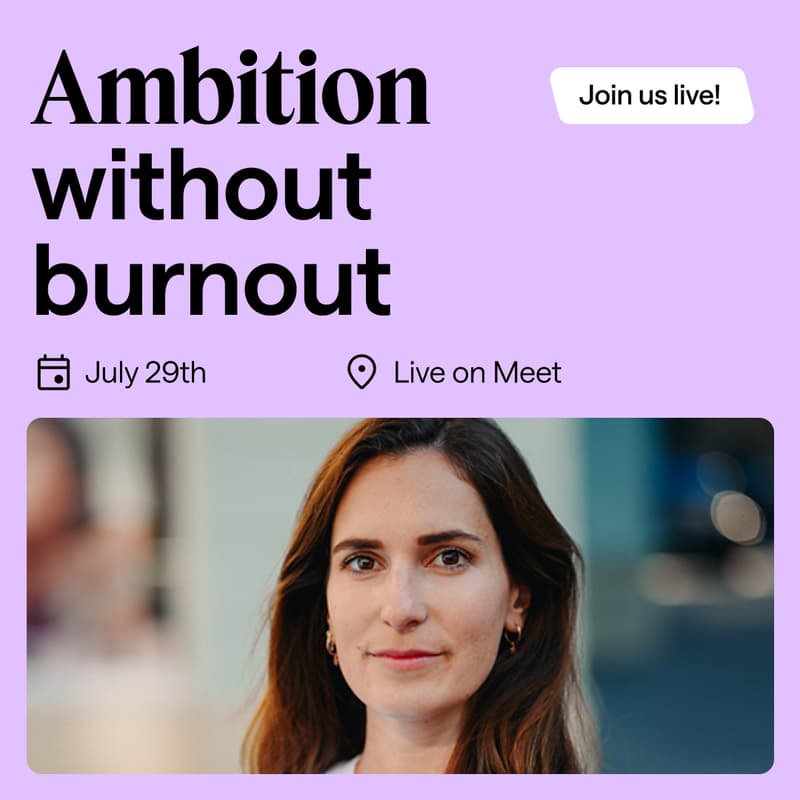 Cover Image for Ambition Without Burnout