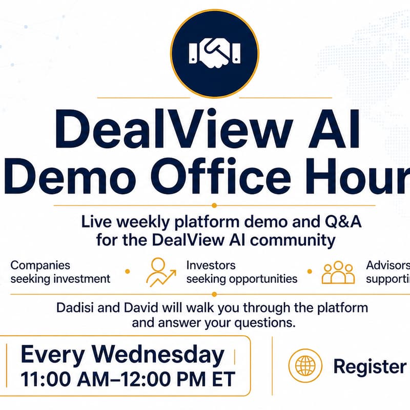 Cover Image for DealView AI Demo Office Hours