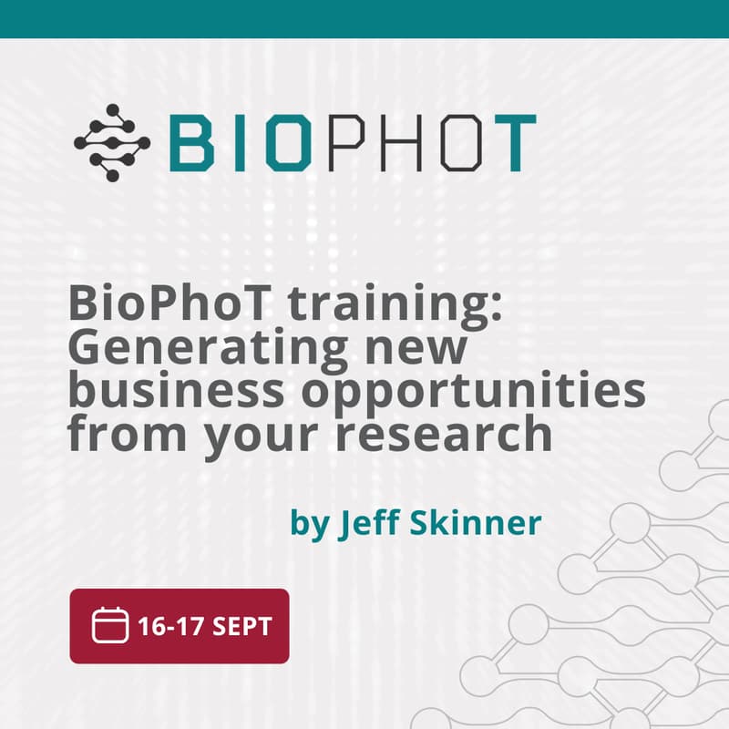 Cover Image for BioPhoT training: Generating new business opportunities from your research