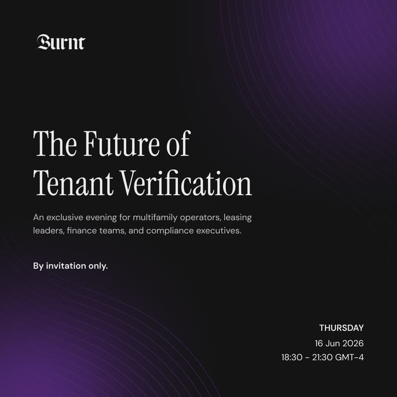 Cover Image for Burnt Launch Event: The Future of Tenant Verification