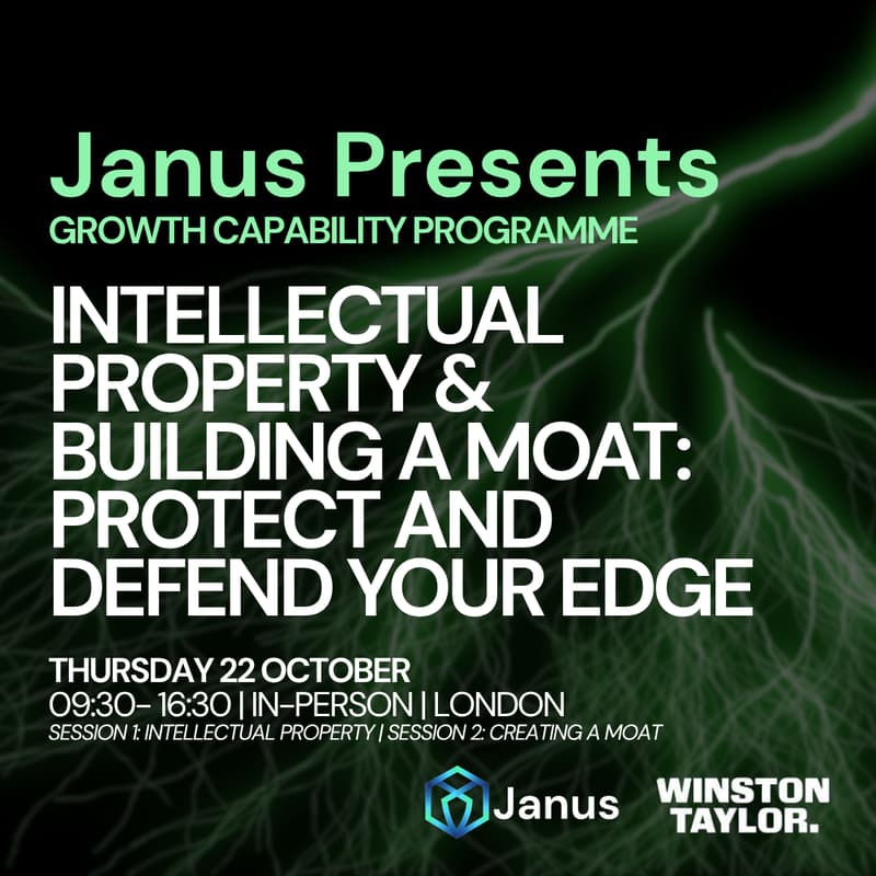 Cover Image for Intellectual Property & Building a Moat: Protect and Defend Your Edge | Growth Capability Programme
