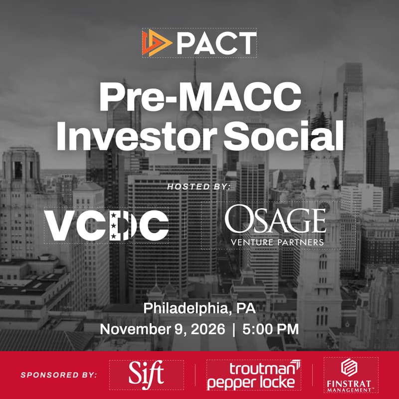 Cover Image for Pre-MACC Investor Social