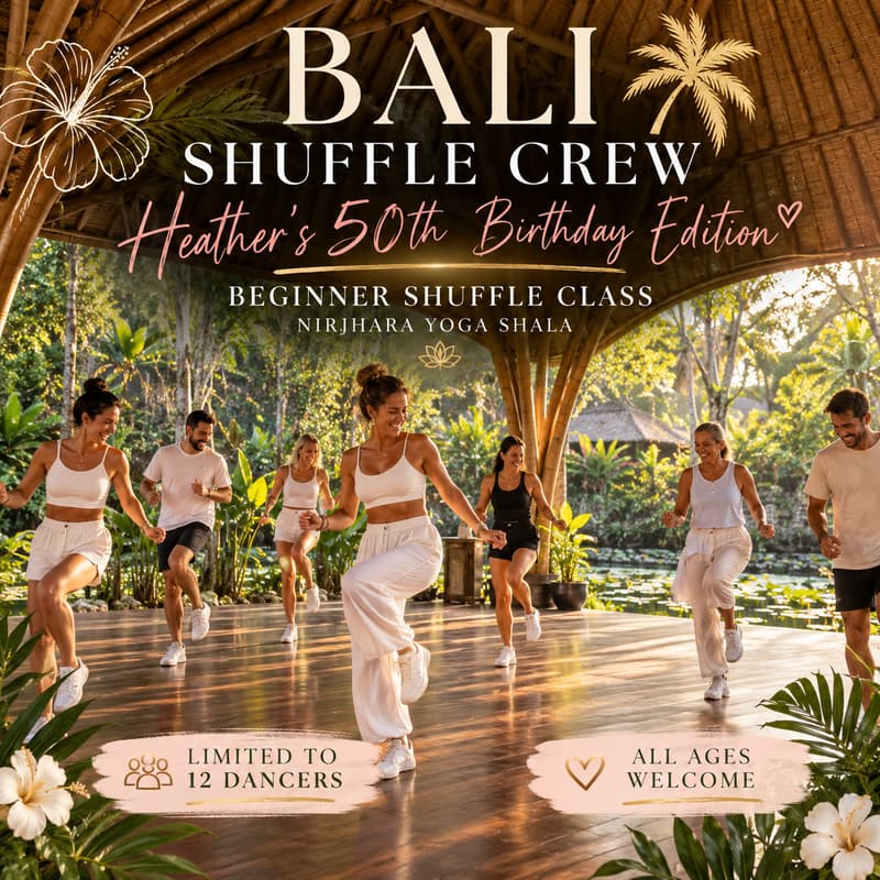 Cover Image for Bali Shuffle Crew — Heather’s 50th Birthday Edition